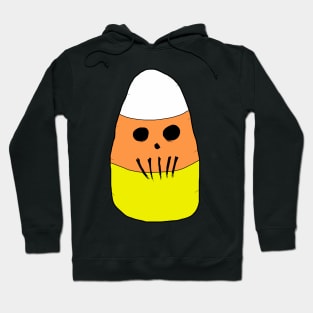 Candy Corn Skull Face Hoodie